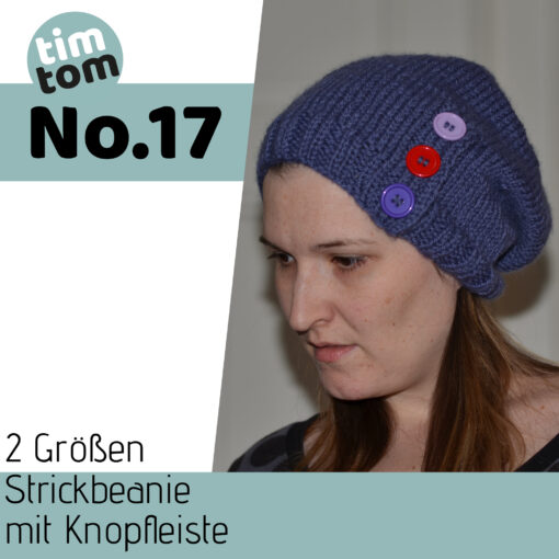 timtom No.17 Strickbeanie mit Knopfleiste (Bille) [Digital]