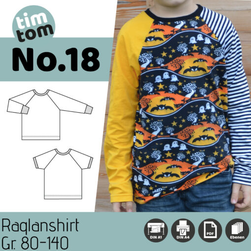 timtom No.18 Raglanshirt mit vorne-wie-hinten-Ausschnitt (Onno) [Digital]