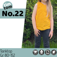 timtom No.22 Tanktop mit vorne-wie-hinten-Ausschnitt Gr. 80-152 (Rio) [Digital]