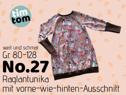 Designbeispiel zum Ebook timtomNo27 Raglantunika