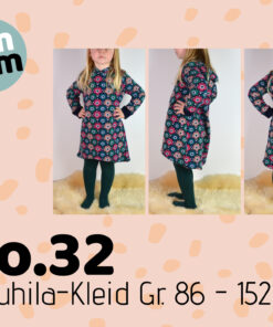 Designbeispiel zum Ebook timtom No.32 Sweatkleid mit Vokuhila-Saum