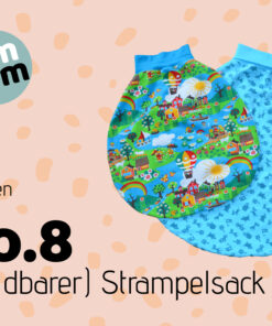 Designbeispiele zum Schnittmuster timtomNo8 Strampelsack in 2 Groessen