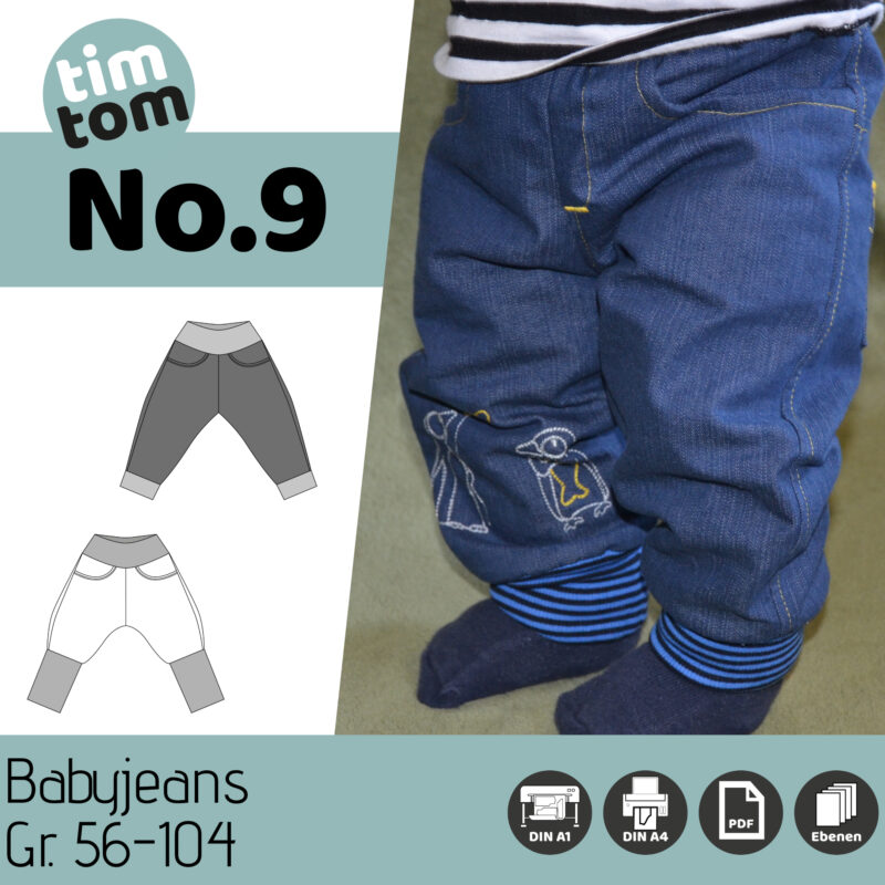 timtom No.9 Babyjeans und Knickerbocker (Tino) Gr. 56-104 [Digital]