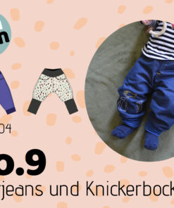 DesignbeispielSchnittmuster timtomNo9 Babyjeans Knickerbocker