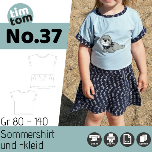 No.37 Sommershirt und Sommerkleid [Digital]