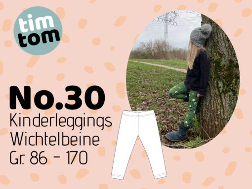 Designbeispiel zum Ebook timtomNo30 Kinderleggings Wichtelbeine