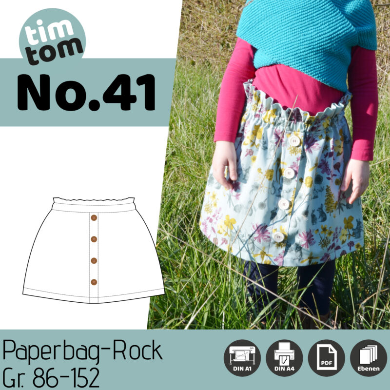 timtom No.41 Paperbag-Rock Gr. 86-152 [Digital]