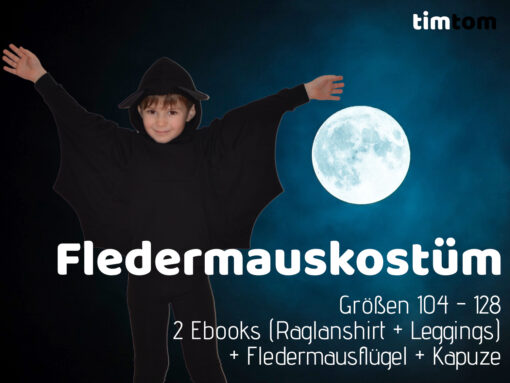 Designbeispiel Fledermauskostüm